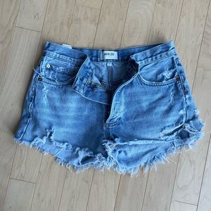 AGOLDE Parker shorts - distressed in Swapmeet color - Size 27